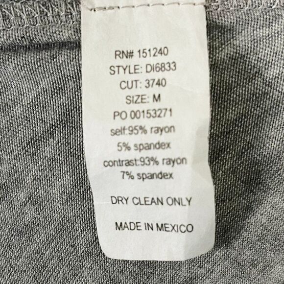 Charming Charlie Gray Waterfall Cardigan Size Medium - Picture 5 of 5